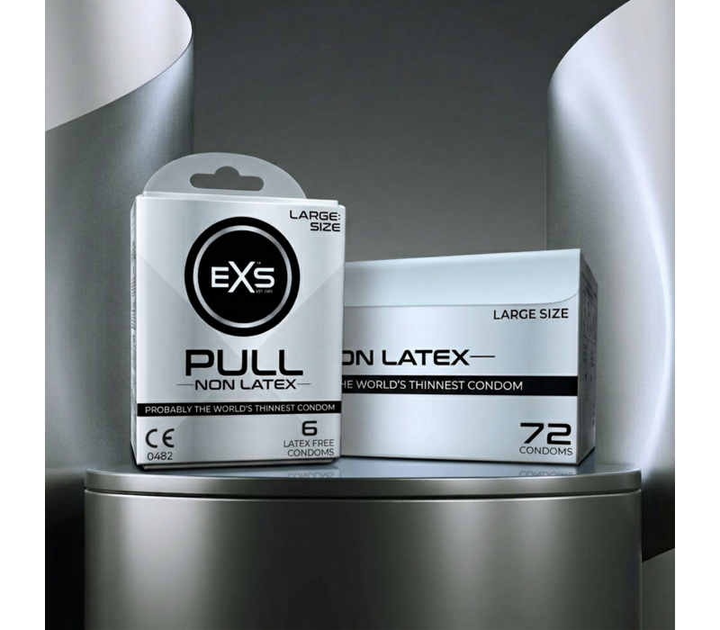 Pull Large XL (60mm) latexvrije condooms met strip