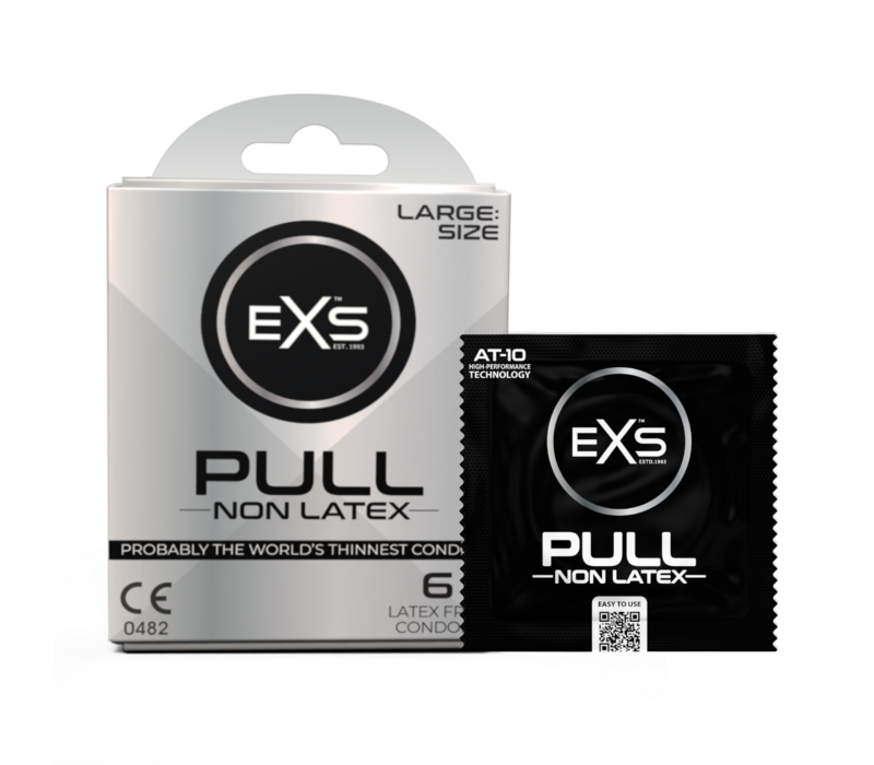 Pull Large XL (60mm) latexvrije condooms met strip