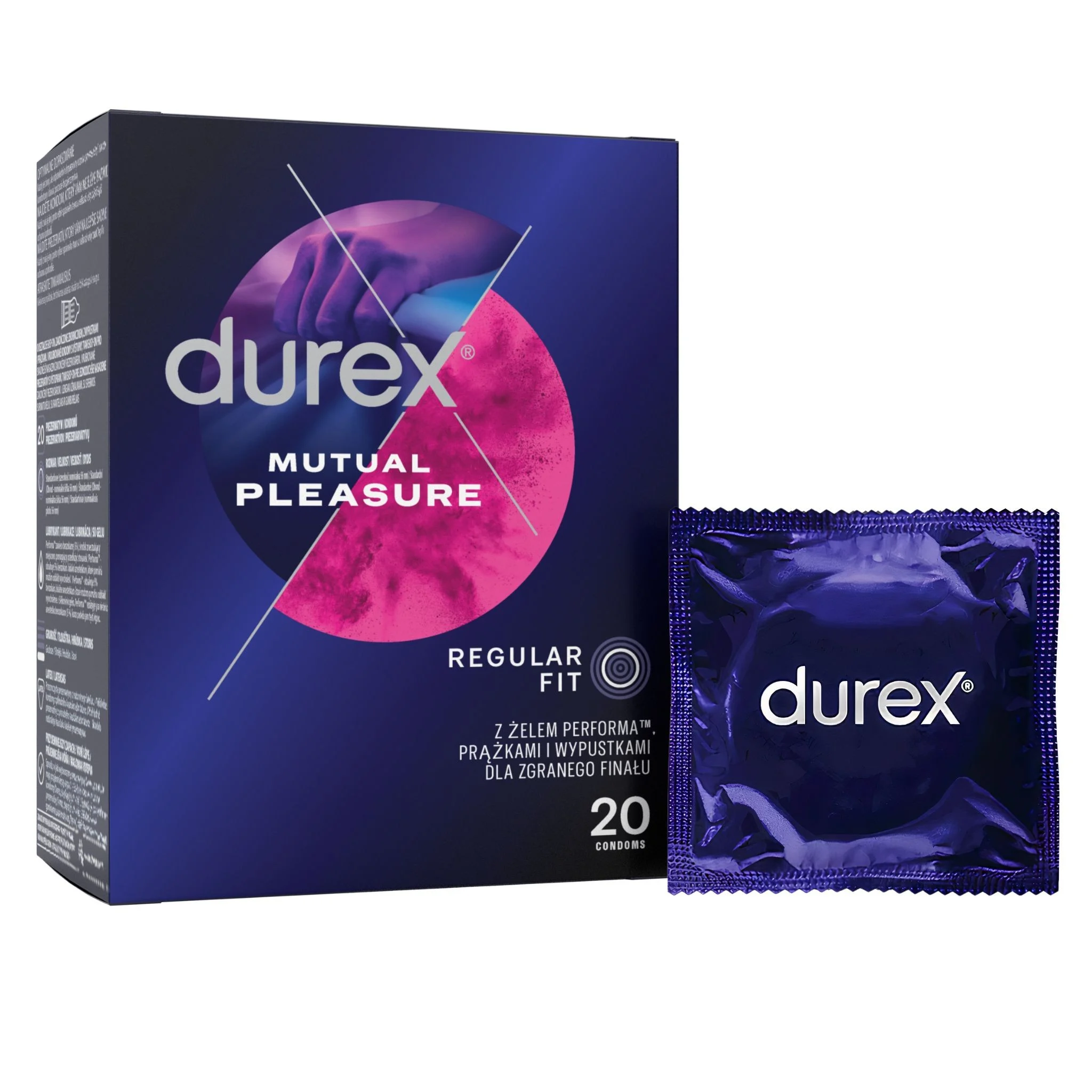 Durex Mutual Climax (Pleasure) Condooms Voor Intensere Beleving 20 stuks