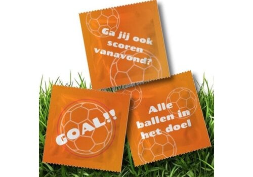 WK Voetbal condooms - 3 stuks