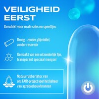 Clinic droge condooms zonder reservoir