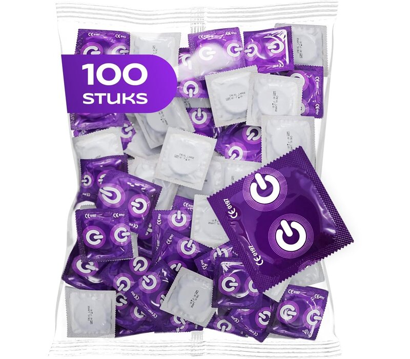 Extra Large 100 bredere condooms