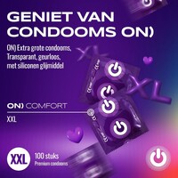 Extra Large 100 bredere condooms