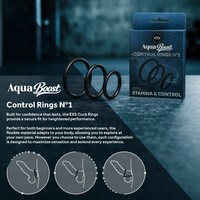 AquaBoost Cockring Set (3-delig)