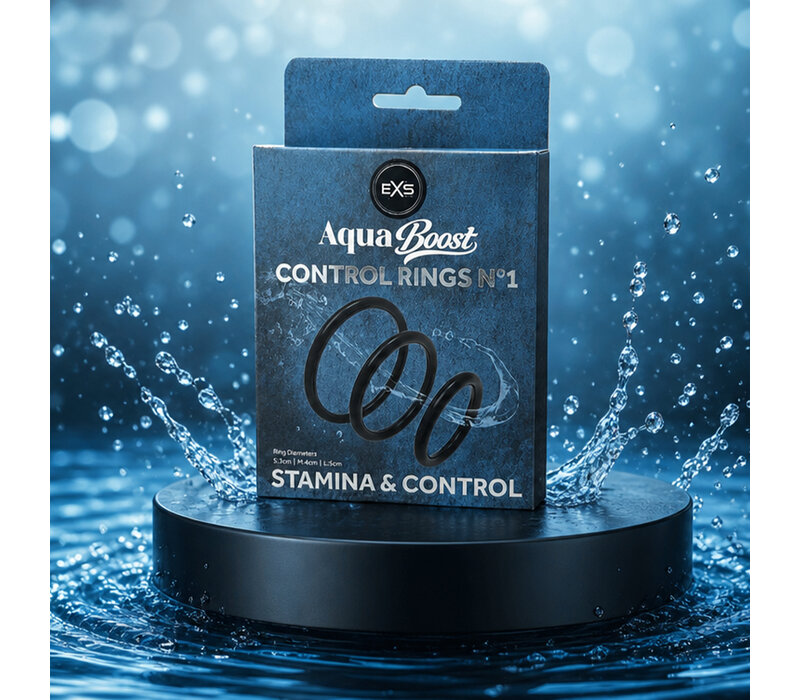 AquaBoost Cockring Set (3-delig)