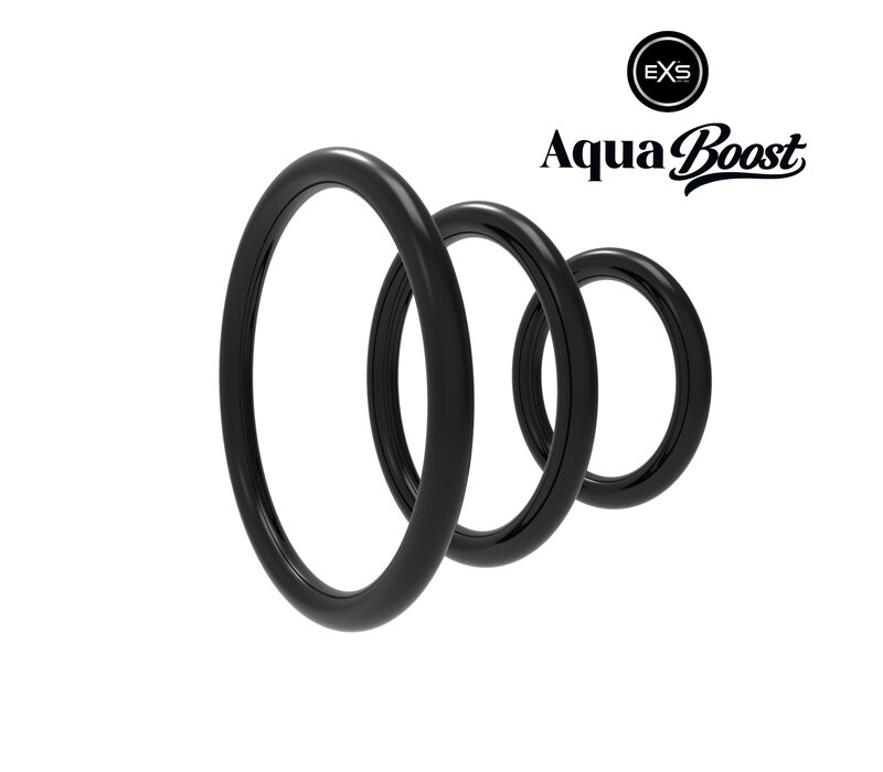 AquaBoost Cockring Set (3-delig)