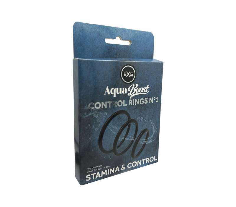 AquaBoost Cockring Set (3-delig)