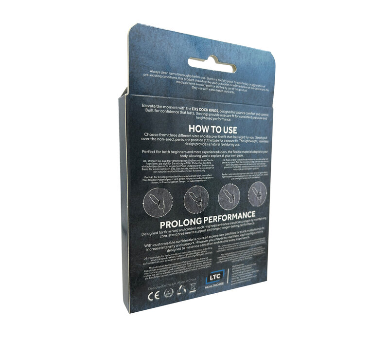 AquaBoost Cockring Set (3-delig)