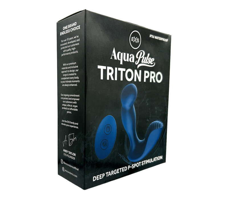 AquaPulse Triton Prostaatvibrator met afstandsbediening