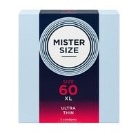 60 - ruimere XL condooms ultradun