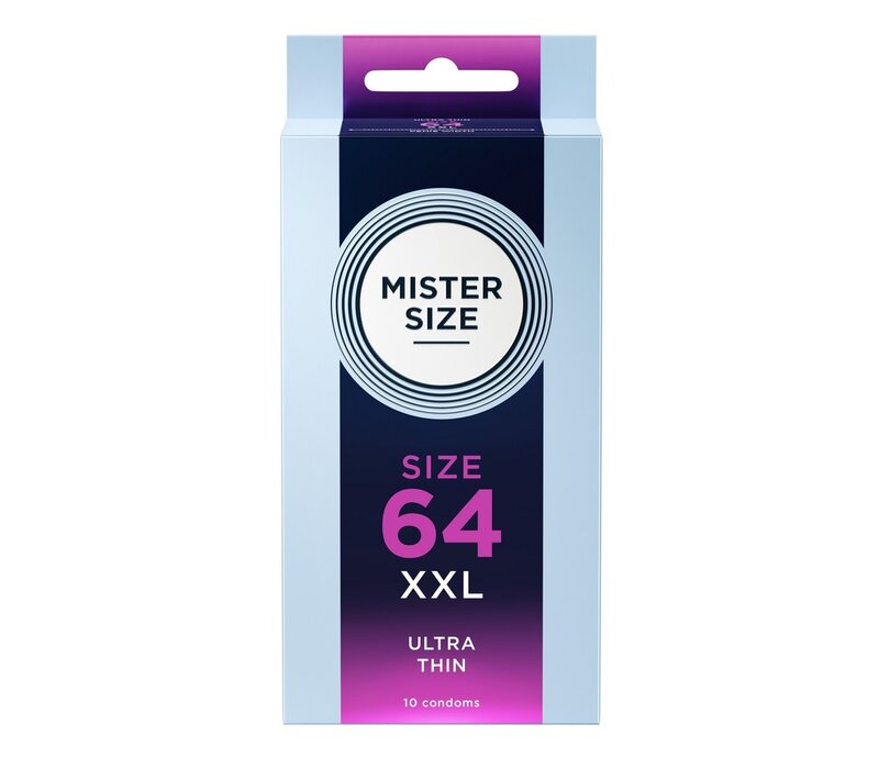 64mm - ruimere XXL condooms ultradun