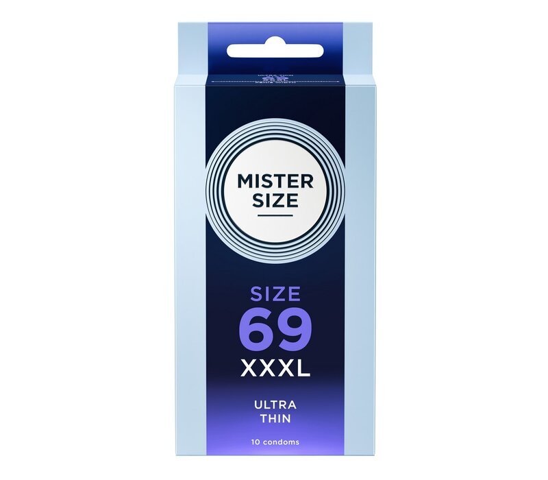69mm - ruimere XXXL condooms ultradun