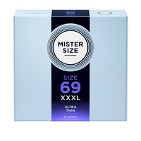 69mm - ruimere XXXL condooms ultradun