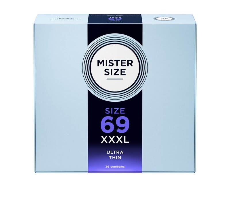 69mm - ruimere XXXL condooms ultradun