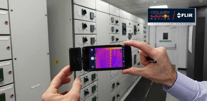 Red Bull Racing gebruikt houdt zijn datacenter in topconditie met behulp van warmtebeeldtechnologie