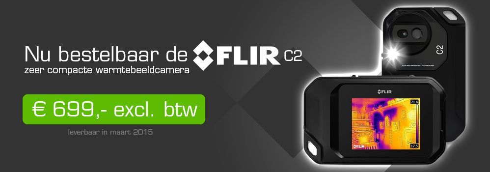 FLIR C2 zakformaat warmtebeeldcamera