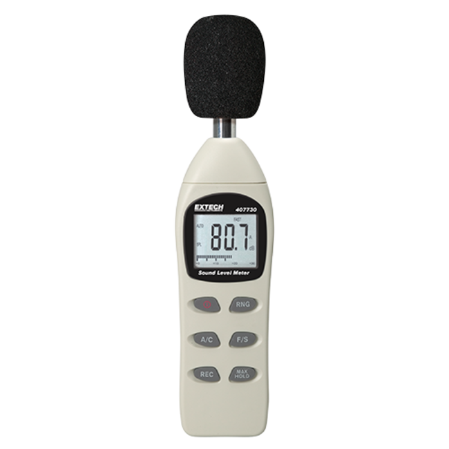 EXTECH 407730: Digital Sound Level Meter