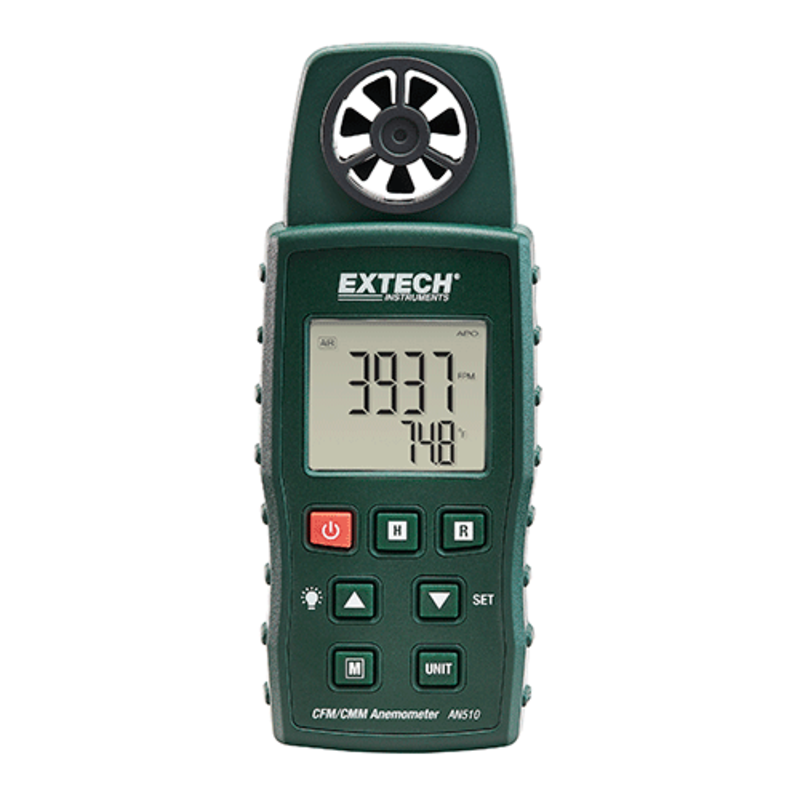 EXTECH AN510: 4-in-1 anemometer