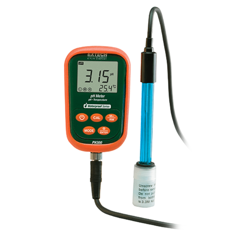 EXTECH PH300: Waterproof pH / mV / temperature kit