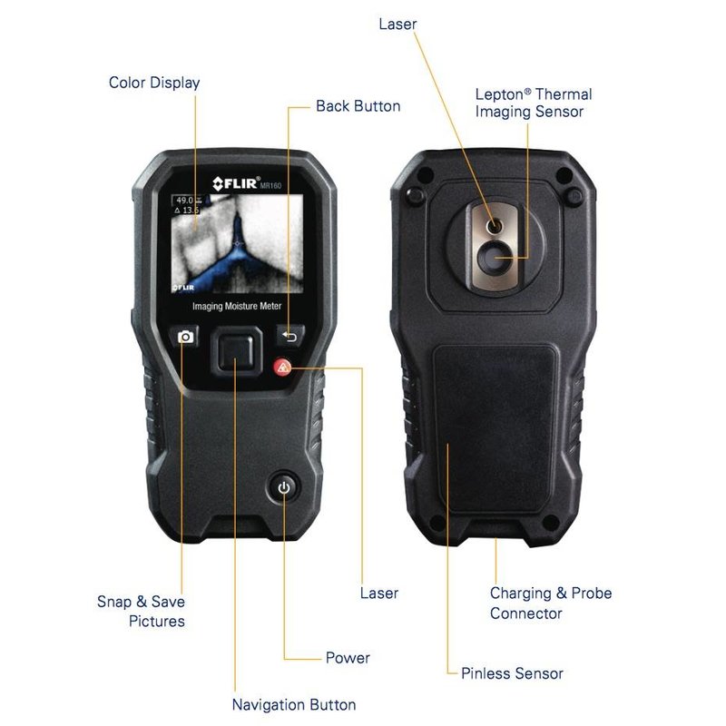 FLIR MR160 Vochtmeter met warmtebeeld