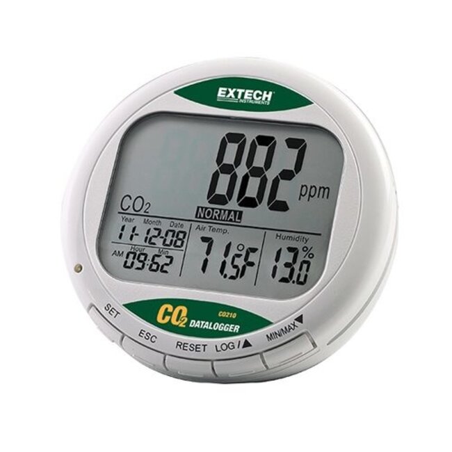 EXTECH CO210: Air quality CO2 meter with data logging