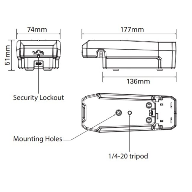 FLIR SCION docking station + USB-C cable