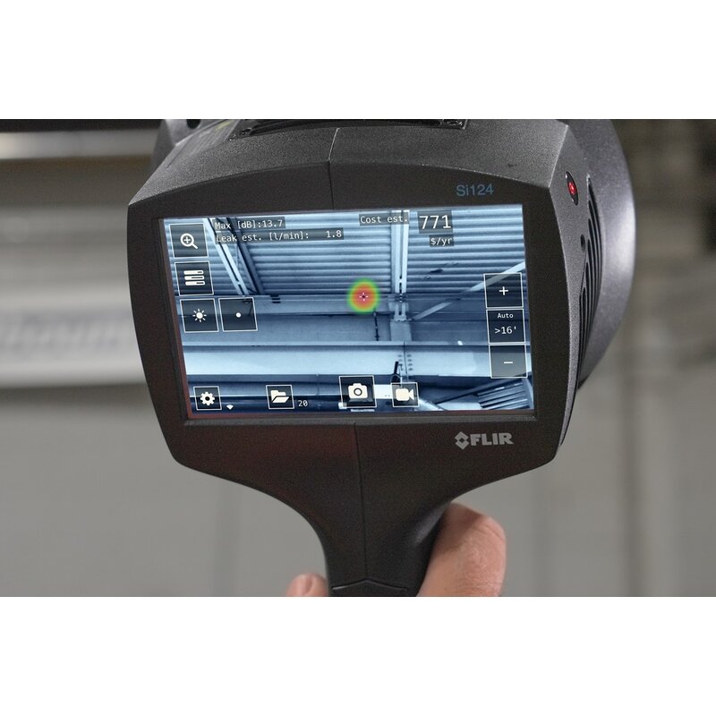 FLIR Si124-LD - Industrial Acoustic Imaging Camera for Compressed Air Leak  Detection