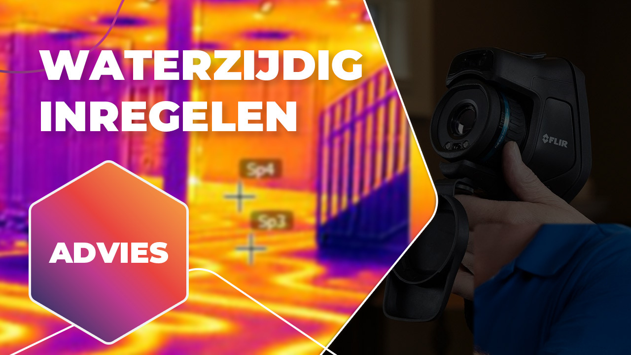 Waterzijdig inregelen met warmtebeeldcamera