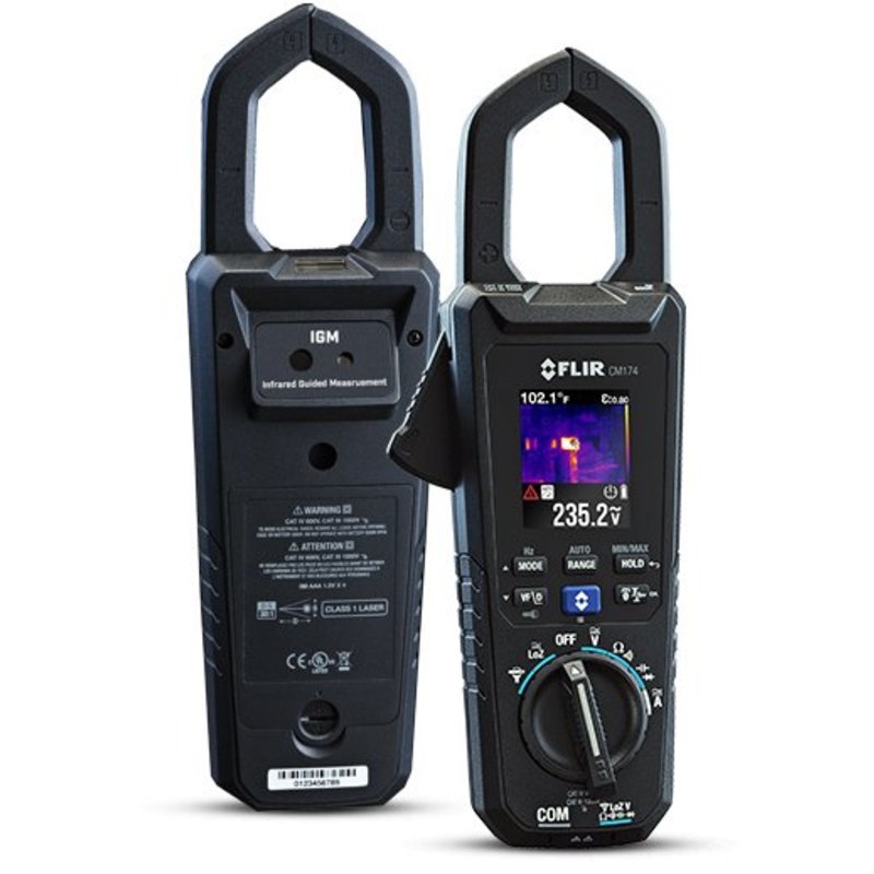 FLIR CM174 Imaging 600A AC/DC Clamp Meter