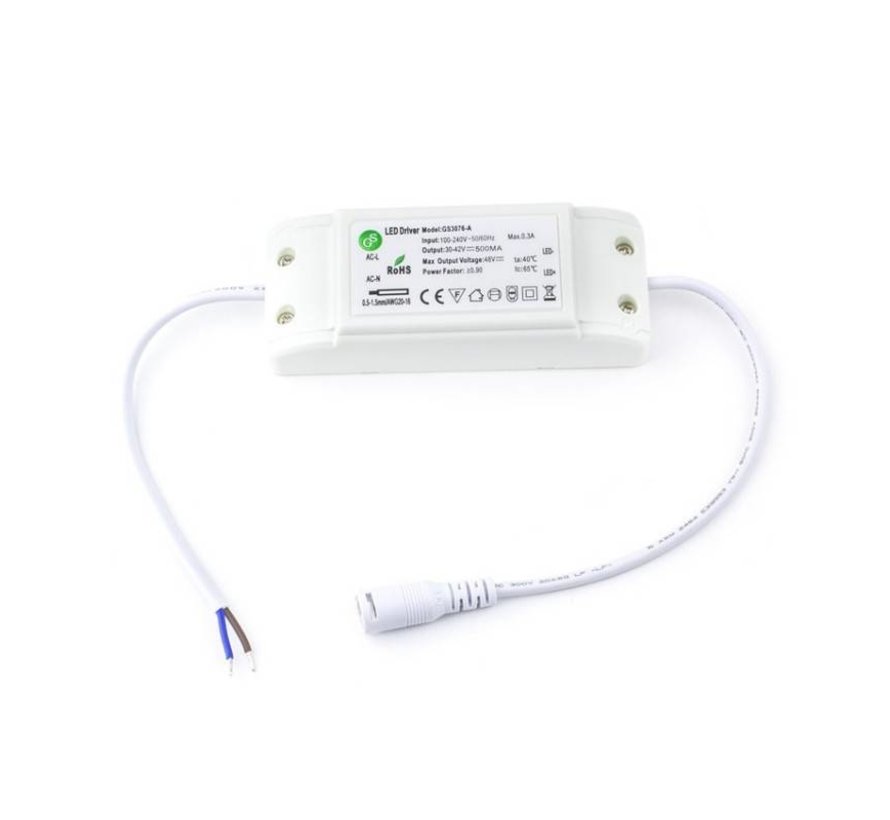 LED paneel 60x30cm - 25W 6000K 2700lm - Flikkervrij - 5 jaar garantie