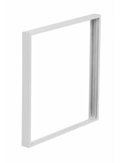 LED paneel opbouw aluminium - wit - 30x30 frame systeem - 5cm hoog incl. schroeven