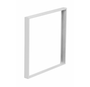 LED paneel opbouw aluminium - wit - 30x30 frame systeem - 5cm hoog incl. schroeven