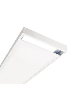 LED paneel opbouw aluminium - wit - 60x30 frame systeem - 5cm hoog incl. schroeven