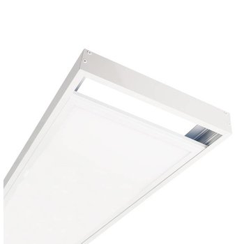 LED paneel opbouw aluminium - wit - 60x30 frame systeem - 5cm hoog incl. schroeven