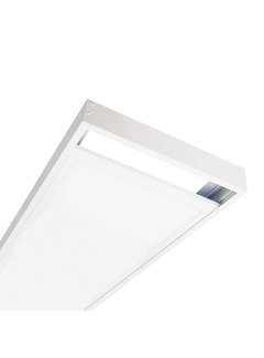 LED paneel opbouw aluminium -  wit - 120x60 frame systeem - 5cm hoog incl. schroeven