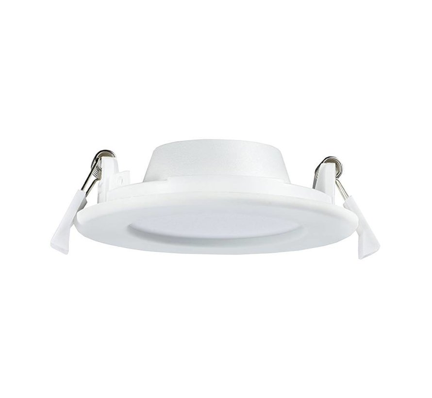 LED inbouwspot rond - 6W vervangt 40W - inbouwmaat 118x14mm - Lichtkleur optioneel