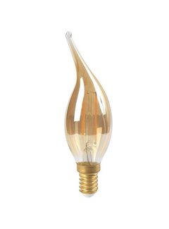 Dimbare LED lamp Kaars met vlam- E14 - 4W - Met Filament - 2200K