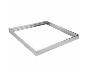 frame - aluminium Zilver voor LED paneel 600x600 mm - Ledpanelendiscounter.nl