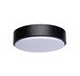 LED paneel opbouw rond Zwart - 12W vervangt 60W - Lichtkleur optioneel - 230x50mm