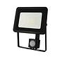 LED Floodlight met sensor - 20W - IP44 - Lichtkleur optioneel - 3 jaar garantie