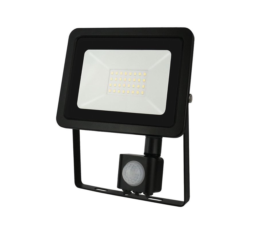 LED Floodlight met sensor - 30W - IP44 - Lichtkleur optioneel - 3 jaar garantie