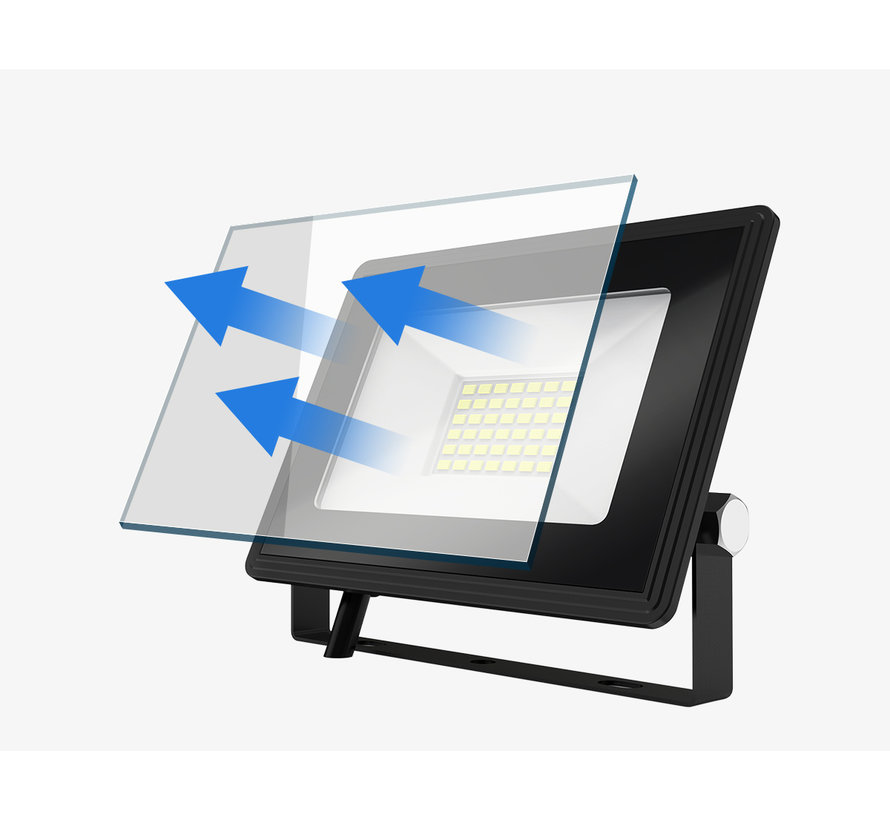 LED Floodlight - 10W vervangt 90W - Lichtkleur optioneel - 3 jaar garantie