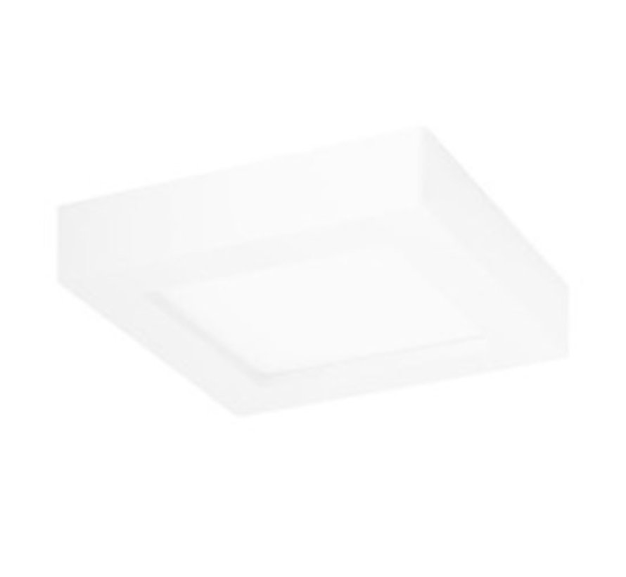 LED paneel opbouw vierkant - 6W vervangt 40W - Lichtkleur optioneel  - 122x122x34mm