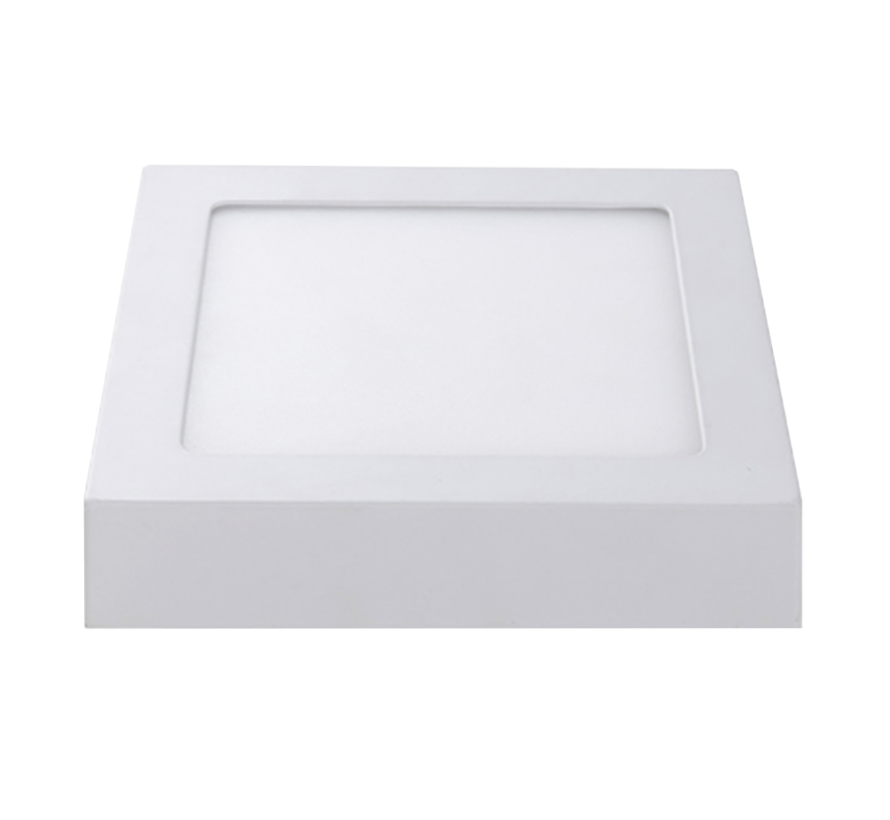 LED paneel opbouw vierkant - 18W vervangt 120W - Lichtkleur optioneel  - 227x227x34mm