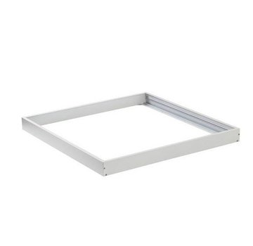 LED paneel opbouw Wit Aluminium - 60x60cm frame systeem - 5cm hoog incl. schroeven