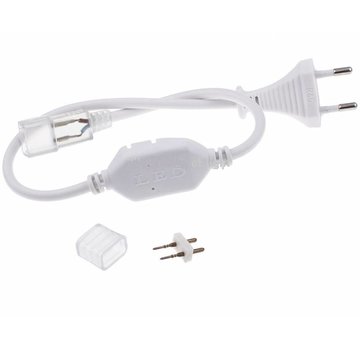 LED lichtslang aansluitsnoer IP65 230V EU stekker incl. aansluitmateriaal