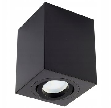 LED Plafondspot - Zwart - Cube Vierkant - GU10 fitting - Kantelbaar - excl. LED spot