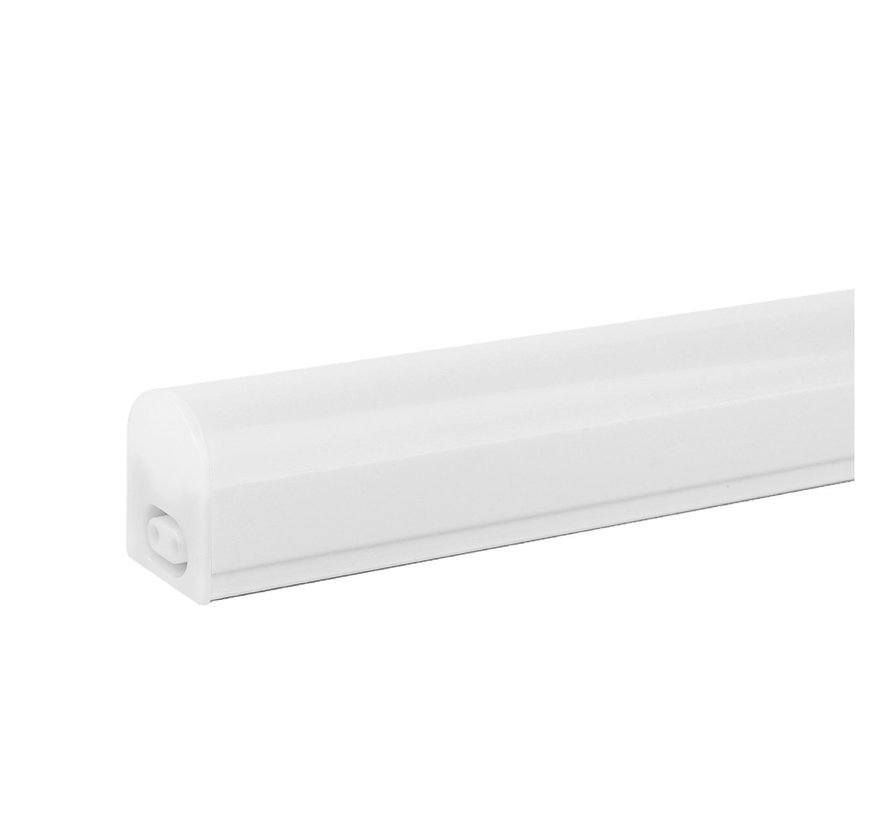 T5 LED armatuur 120cm - 14W vervangt 140W - 3000K warm wit licht (830) - compleet met 1.5m aansluitsnoer en aan- uitknop