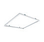 Inbouw Wit Aluminium - Zaagmaat 613x613mm - Afdekmaat 635x63mm - Voor LED Paneel 60x60cm