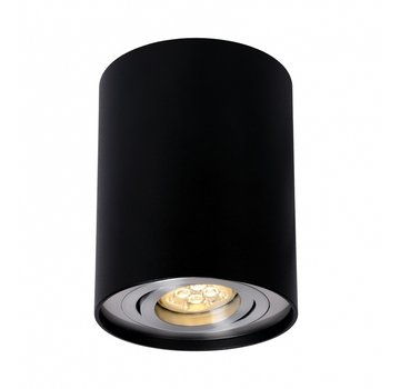LED Plafondspot - Zwart Aluminium - Tube rond - met GU10 fitting - kantelbaar - excl. LED spot